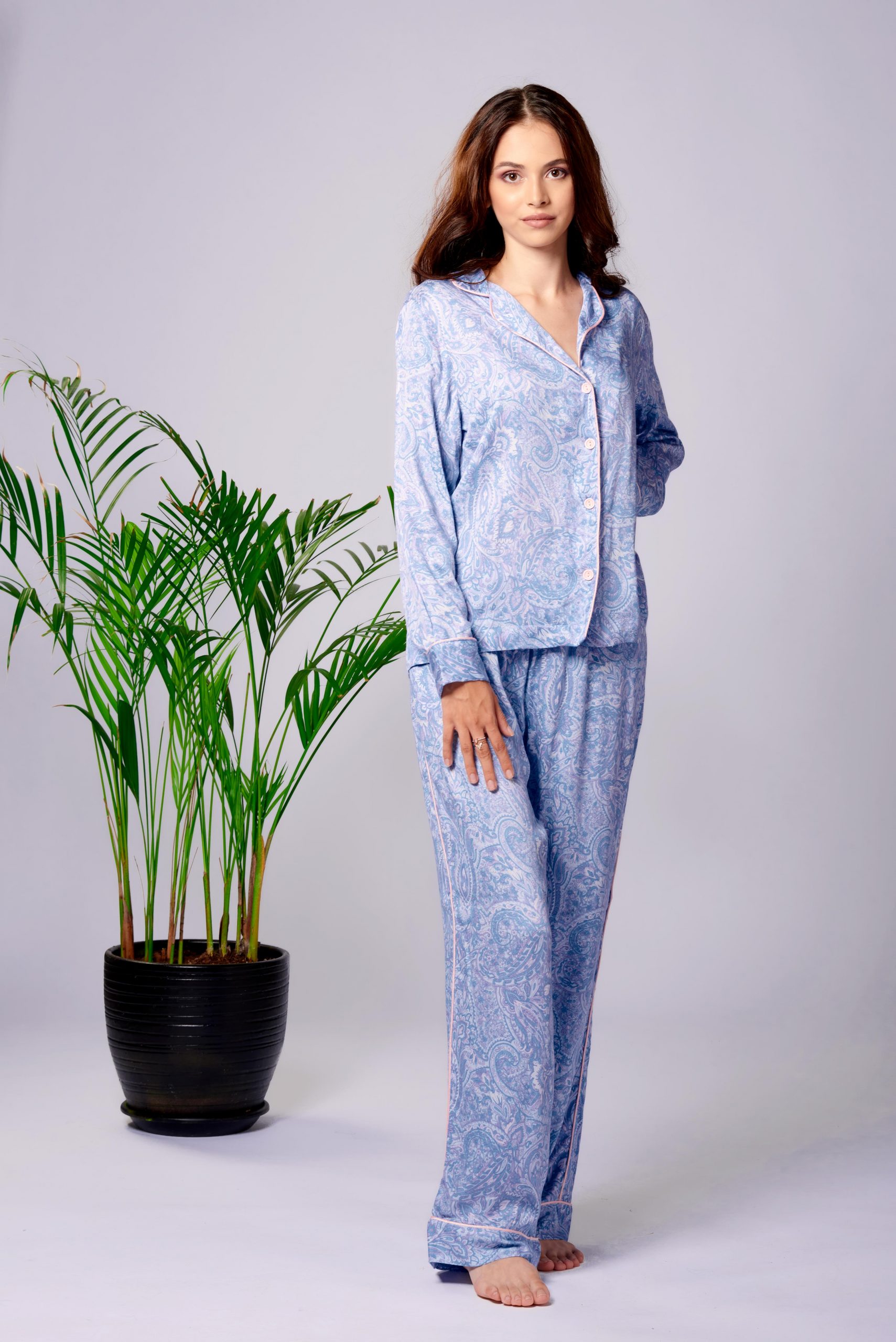 twelve Maori breast Pijama dama SKY - Ama Pijama | Magazin online de pijamale